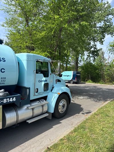 Outright Septic pump truck and service van